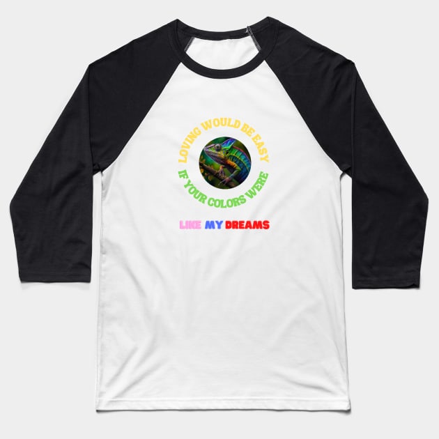 Karma Chameleon Merch Baseball T-Shirt by Seligs Music